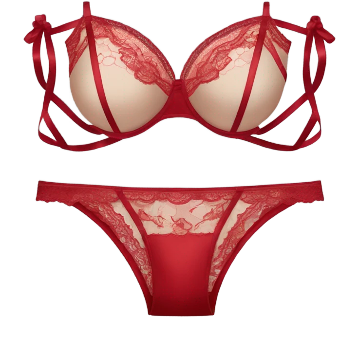 Red lingerie emoji