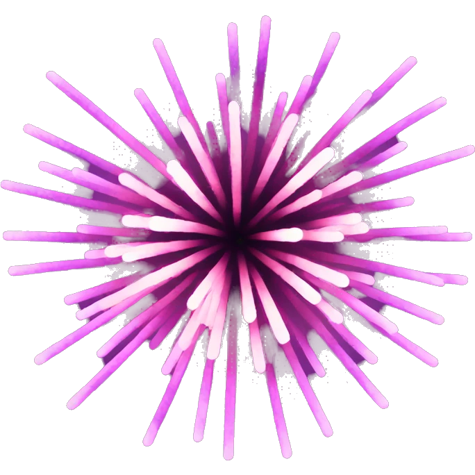 Pink and purple fireworks  emoji