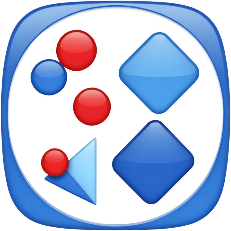 33% blue 33% white 33$% red on the background emoji