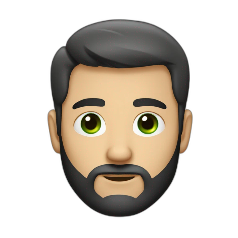 HOMBRE DE rubio ojos verdes pelo corto emoji