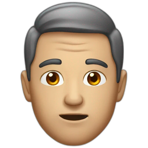 man has no brain emoji