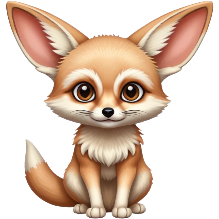 fennec avec des gros yeux emoji