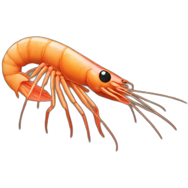 Shrimp on curry emoji