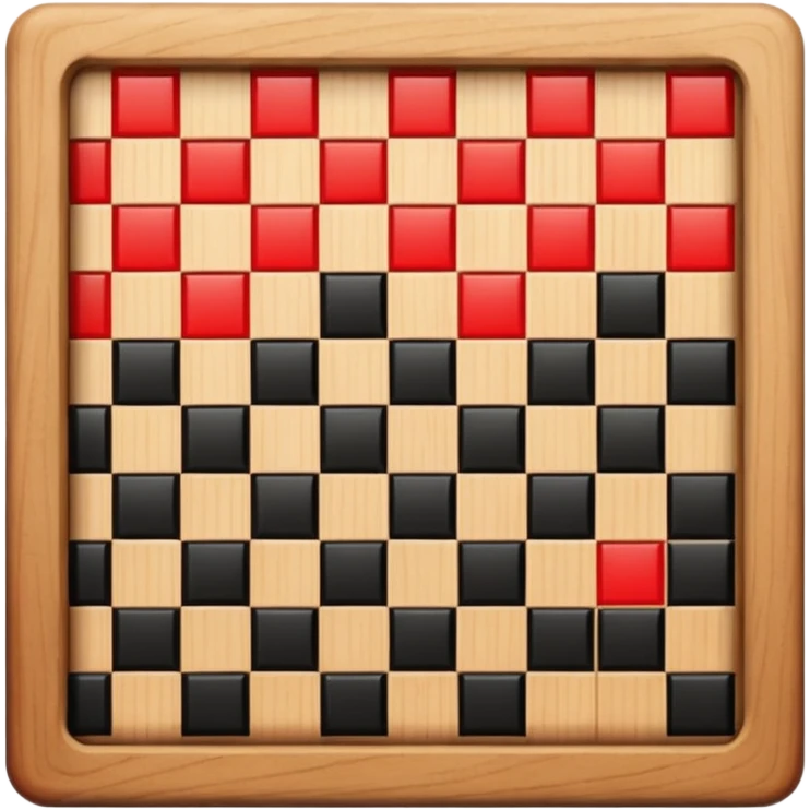 дошка для шашок emoji