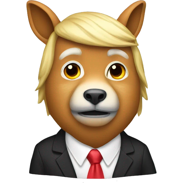 Donald Trump wearing Animal Costume  emoji
