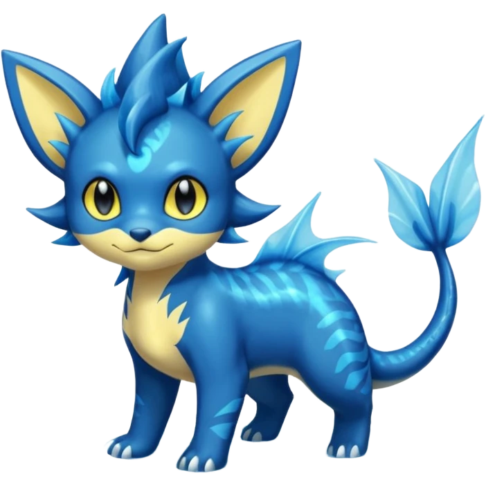 Luxray-Vaporeon-Dewott-fusion emoji