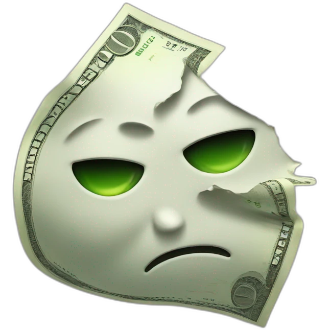 Money face crying emoji