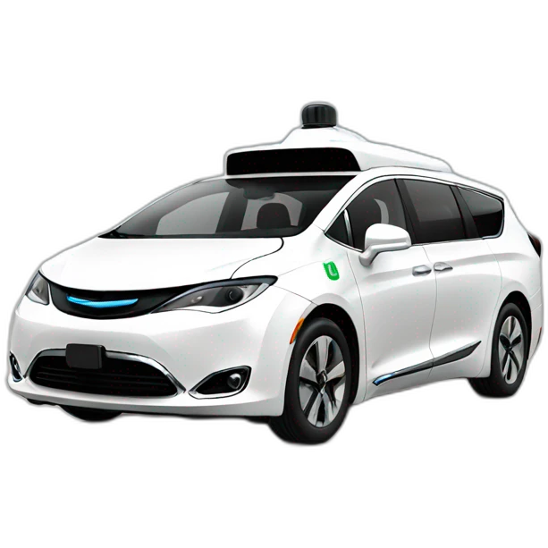 Waymo self driving car emoji