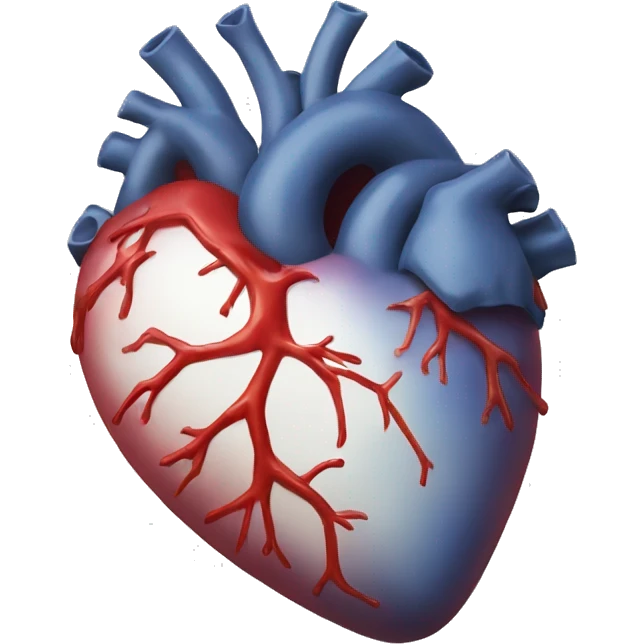 Realistic heart emoji
