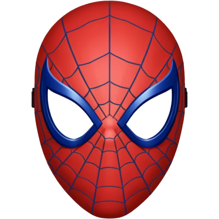 Spider movie mask black eyes emoji  emoji
