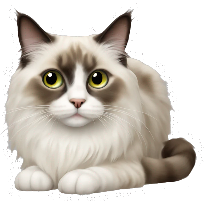 Ragdoll cat breed emoji