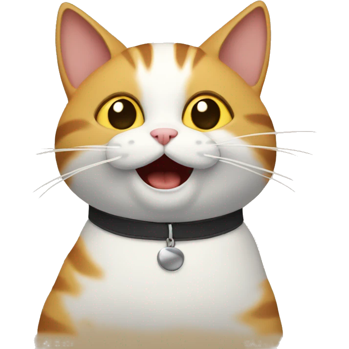 cat singing emoji