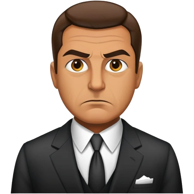 Брутальный мафиози emoji