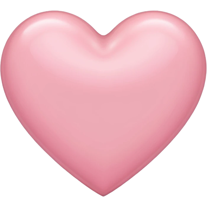 light pink heart emoji