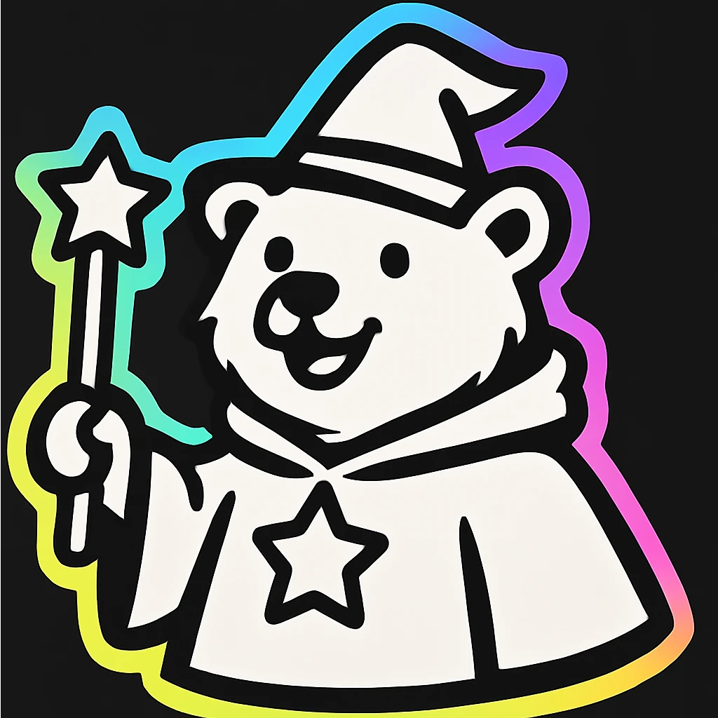 bear wizard
 emoji