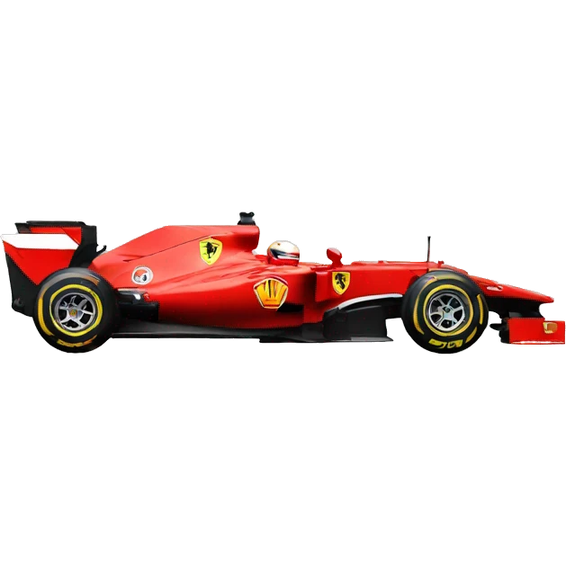 Ferrari F1 car emoji