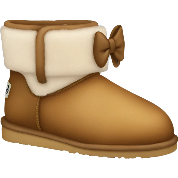 uggs with bow emoji