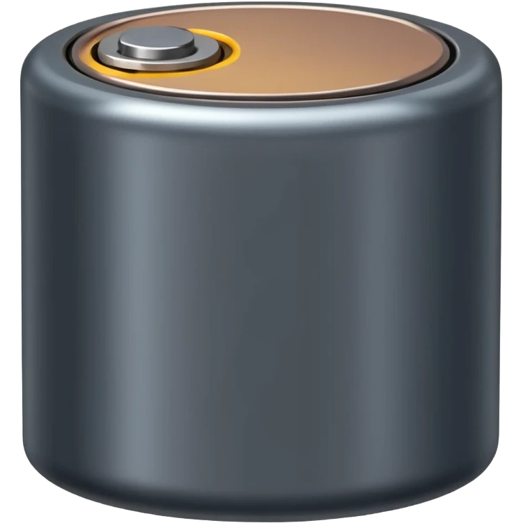 realistic big battery emoji