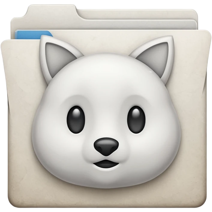 mac os mixed papers skeuomorphic emoji