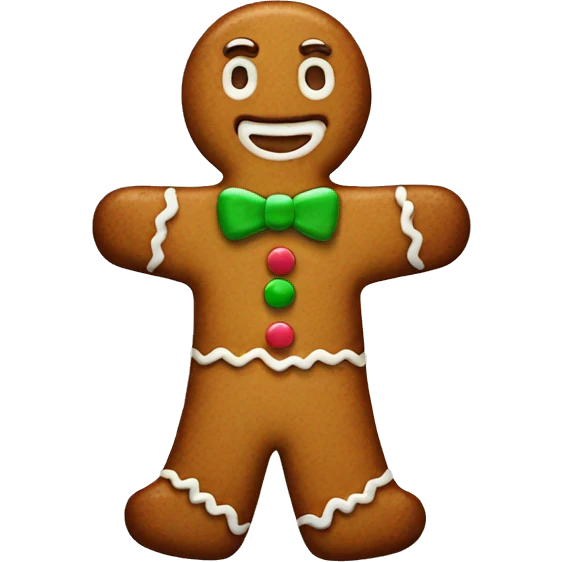 Gingerbread man  emoji