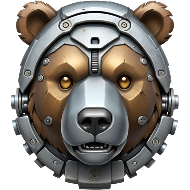 Grizzly Cyborg  emoji