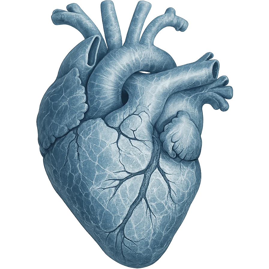 realistic digital art of a heart with a cracked ice pattern, no background emoji