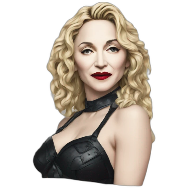 Madonna cantante en concierto emoji