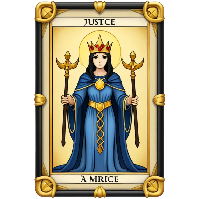 The justice Tarot Card emoji