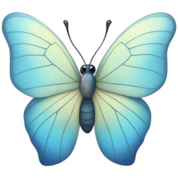 blue baby butterlfly emoji