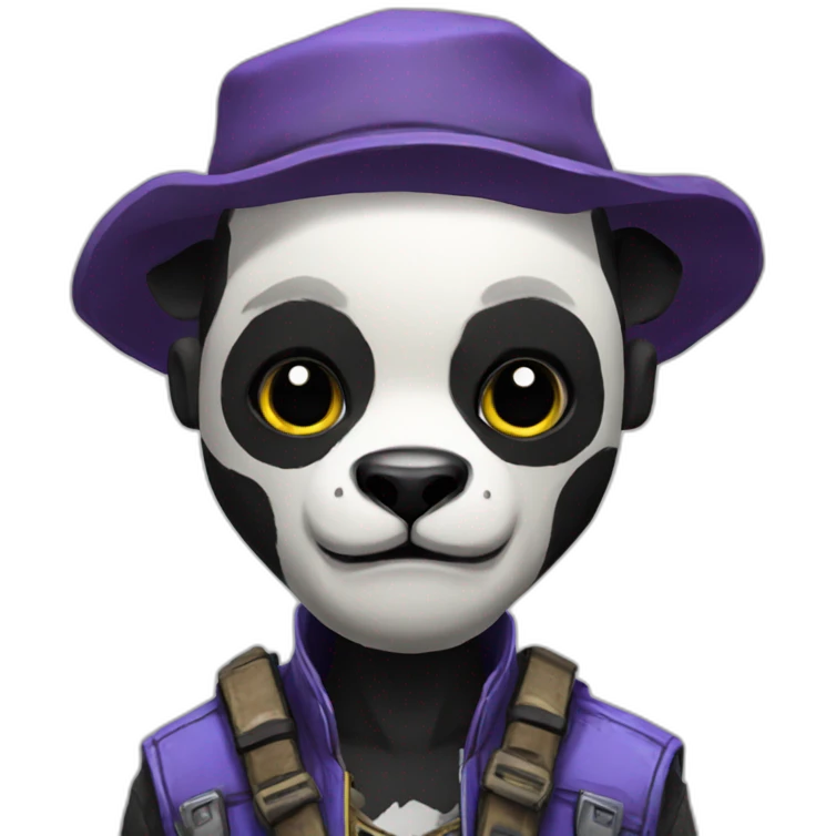 Panda in borderlands the game emoji