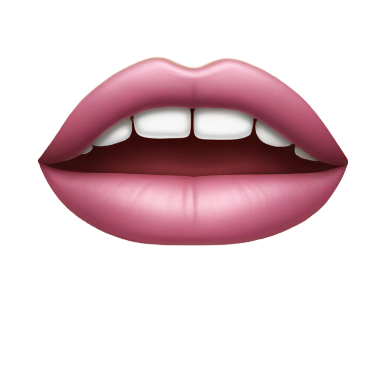 Lip emoji