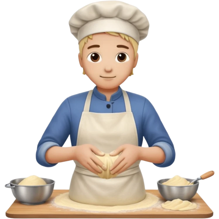 pasta dough making emoji