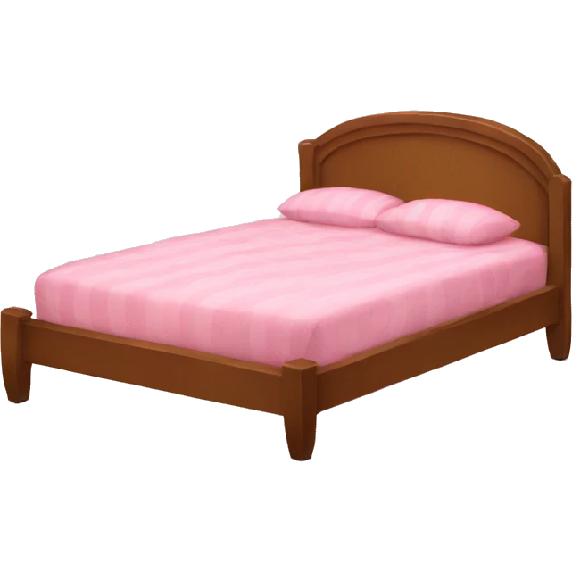 Pink bed emoji