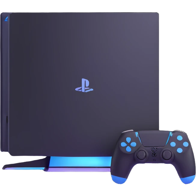 PlayStation 5 console emoji