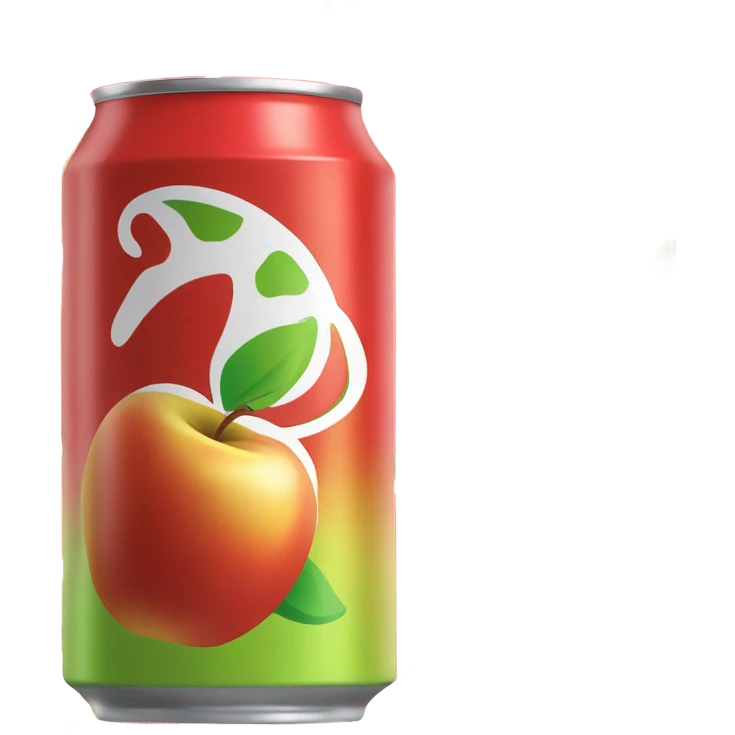 Baked Apple boar Energy Drink can  emoji