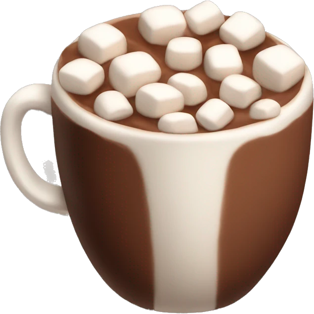 cocoa with marshmallows emoji