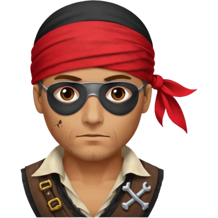 A pirate emoji
