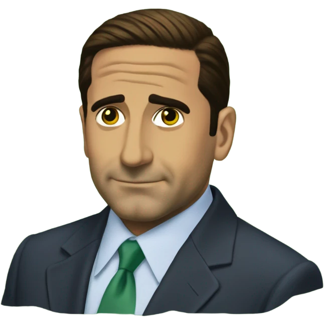 Michael Scott as a sea turtle emoji