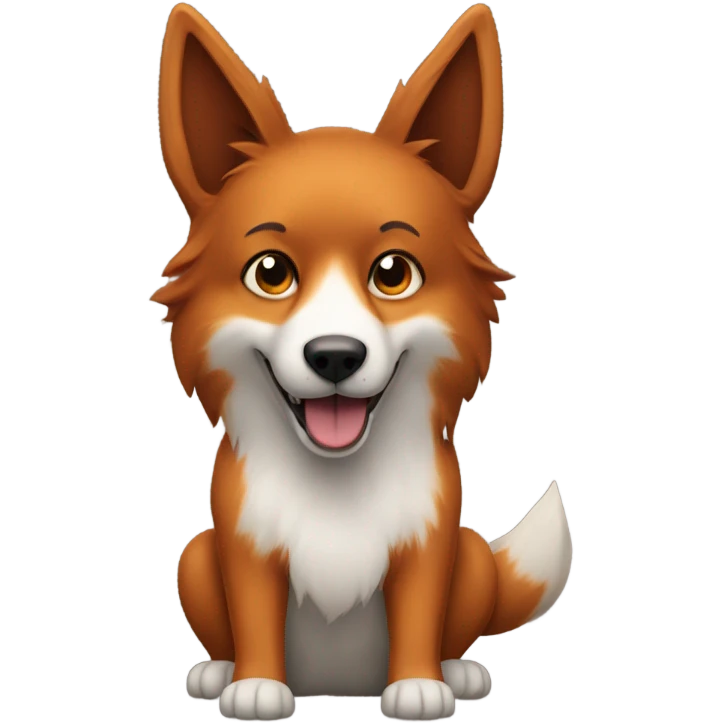 Fox dog emoji