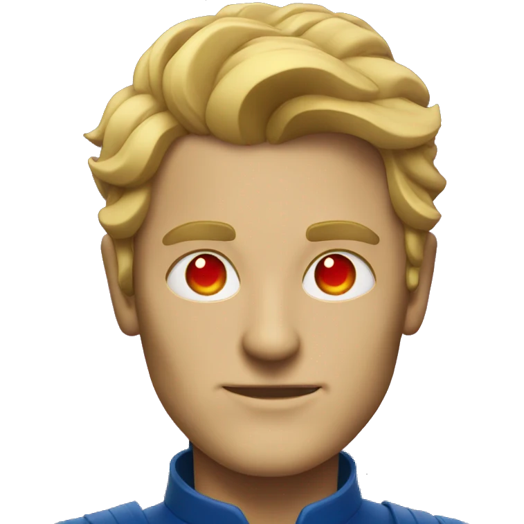 homelander with laser red eyes emoji