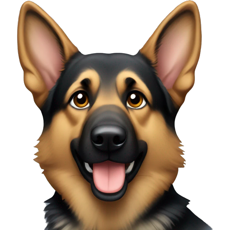 german Shepard named comet  emoji