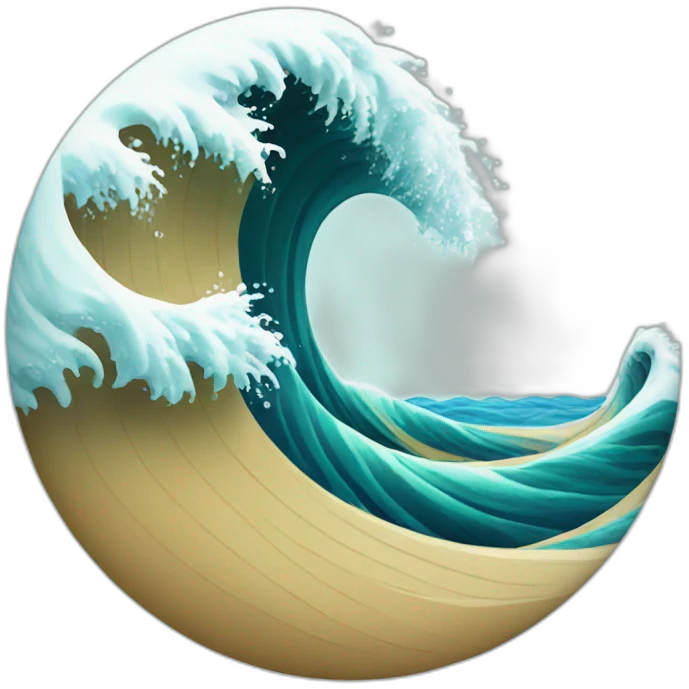 wave emoji