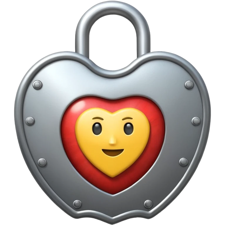 lock with a shield apple style emoji emoji