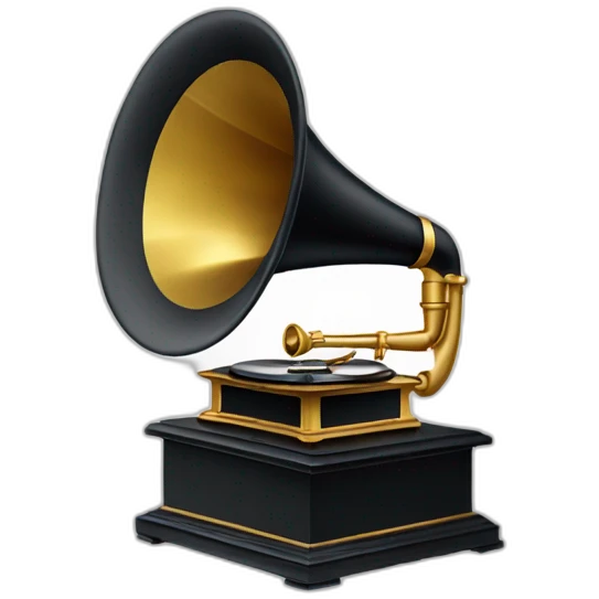 Grammophone award emoji