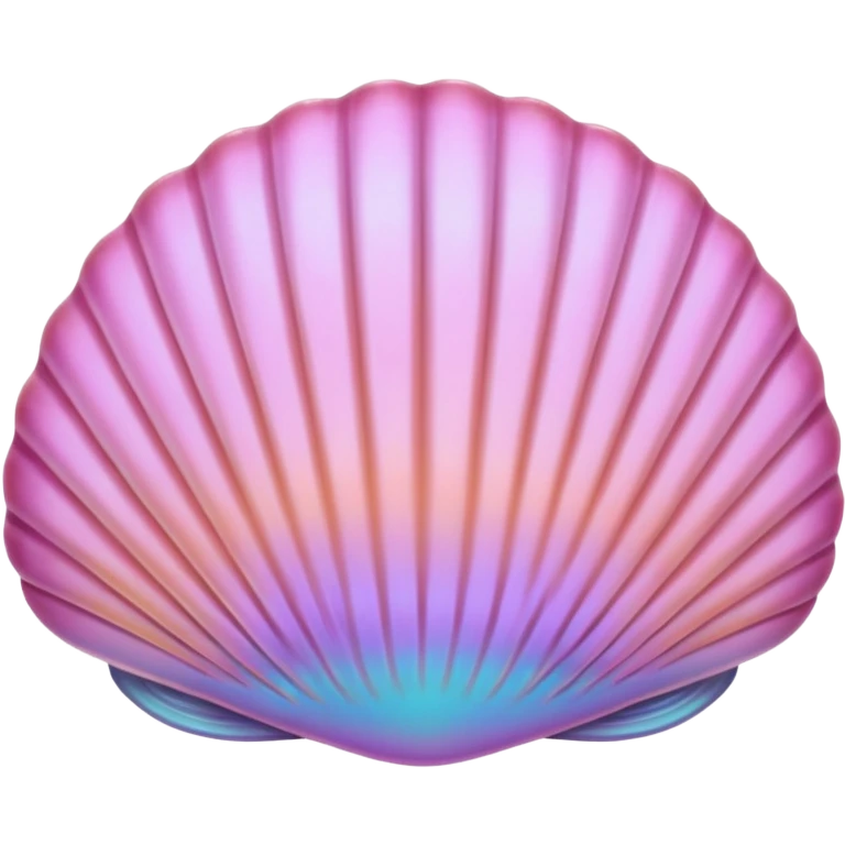 A very aesthetic sea clam with pastel tones emoji