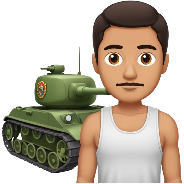 Mexican man in a tank top emoji