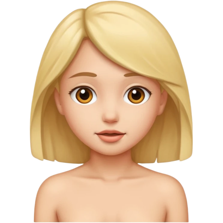Make an young girl naked emoji