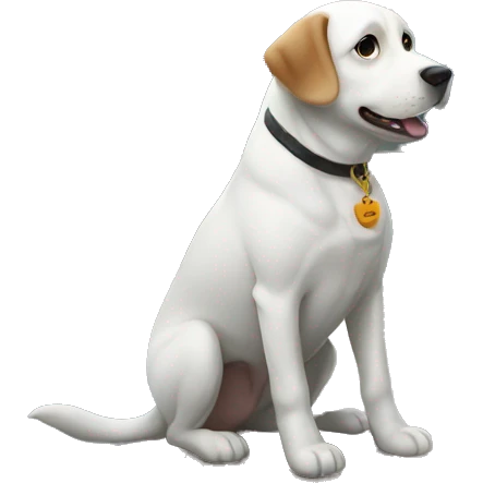 dog in lake emoji