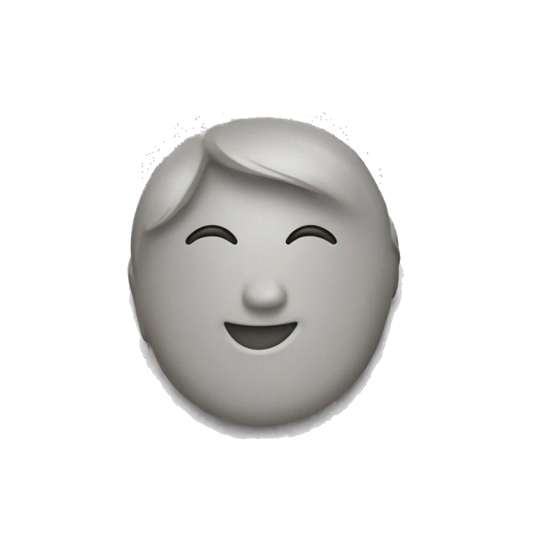 The capital letter U in normal text  emoji