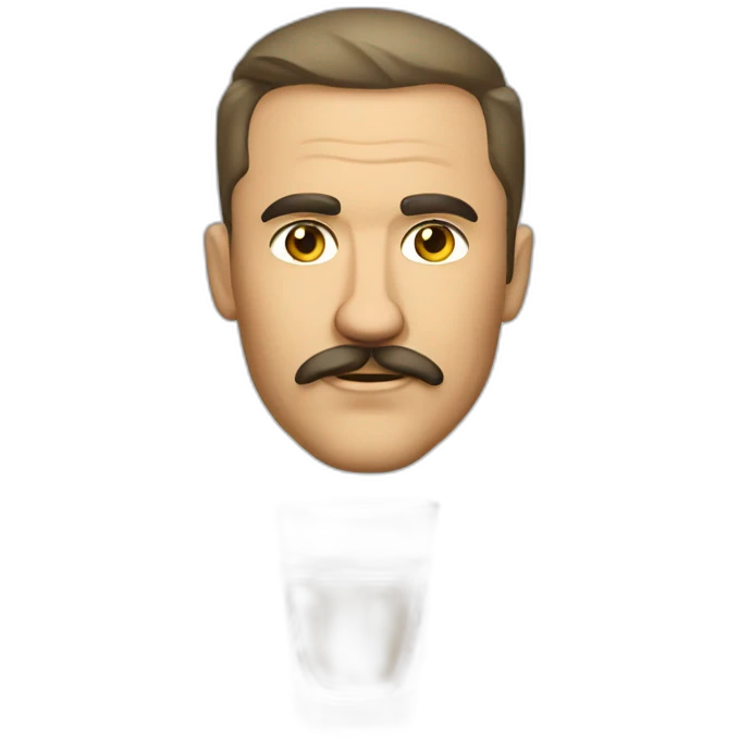 Joseph Staline drink vodka emoji